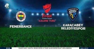 Fenerbahçe 1-0 Karacabey Belediyespor MAÇ ÖZETİ