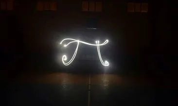 Manisa’da öğrenciler Pi sayısı sembolü oluşturuldu