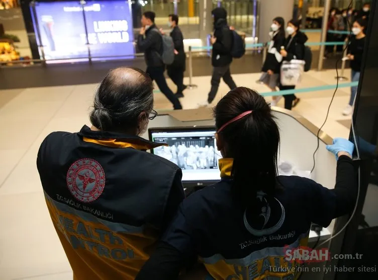 İstanbul Havalimanı’nda Uzakdoğu’dan gelen yolcular termal kamerada incelendi