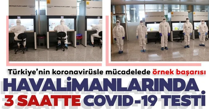 Istanbul Havalimani Ve Sabiha Gokcen Havalimani Nda 3 Saatte Sonuc Veren Koronavirus Testi Son Dakika Haberler