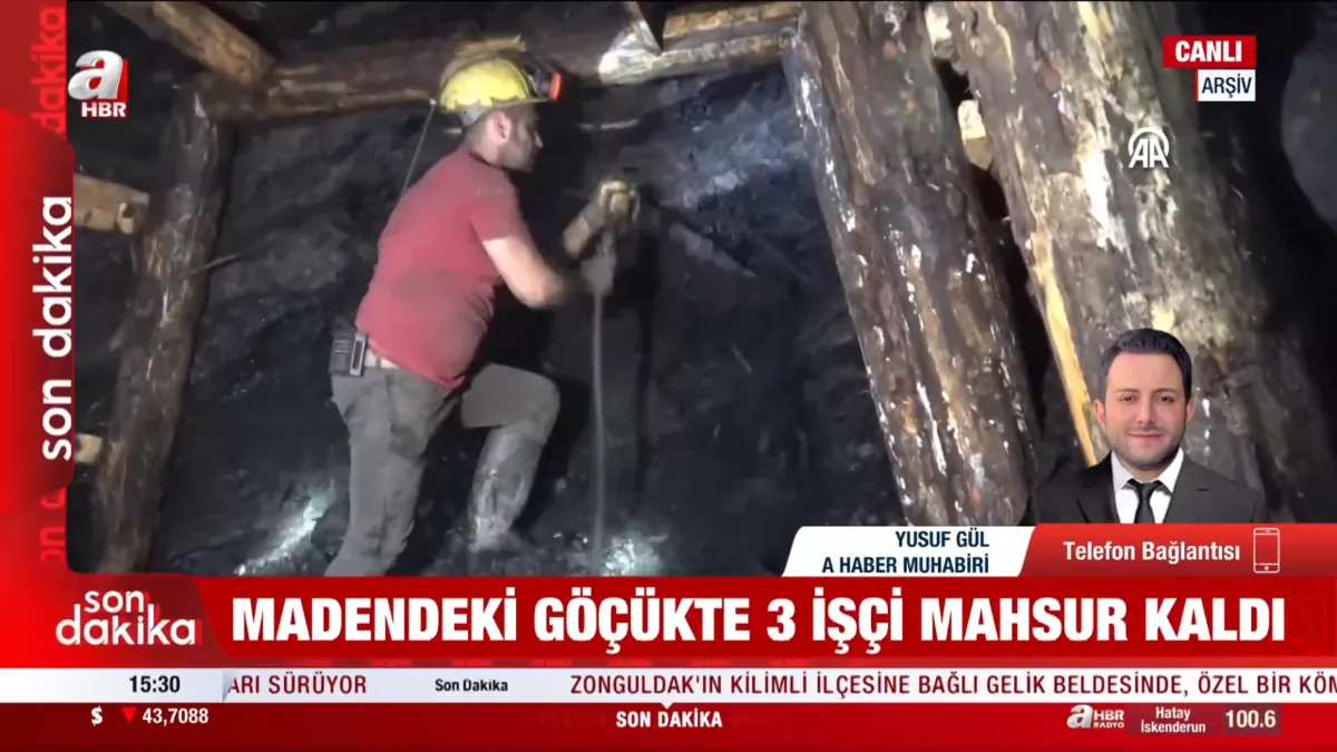 SON DAKİKA | Zonguldak Kilimli’de madende göçük… 3 işçi mahsur kaldı! | Video videosunu izle SON DAKİKA | Zonguldak Kilimli’de madende göçük… 3 işçi mahsur kaldı! | Video videosunu izle
