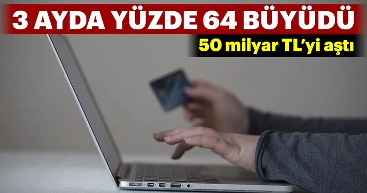 e-ticaret, yılın ilk çeyreğinde yüzde 64 büyüdü