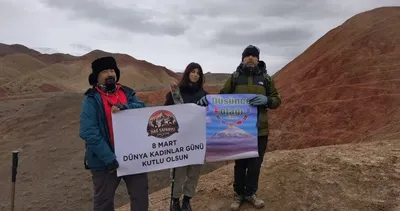 Iğdır’da 8 Mart için doğa yürüyüşü düzenlendi #igdir