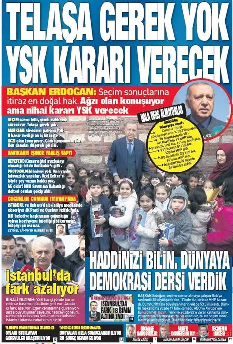 Türkiye İstanbul seçimlerindeki şaibe skandalını SABAH'tan okudu!