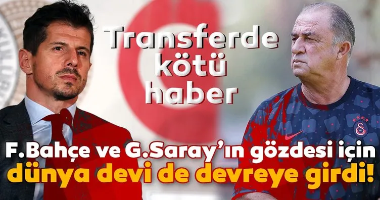 Fenerbahçe ve Galatasaray’a transferde kötü haber! Dünya devi devreye girdi