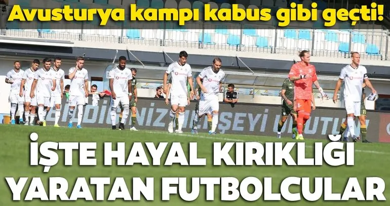 İşte Beşiktaş’ın kamp raporu