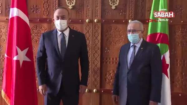 Bakan Çavuşoğlu, Cezayir Dışişleri Bakanı Lamamra ile görüştü | Video