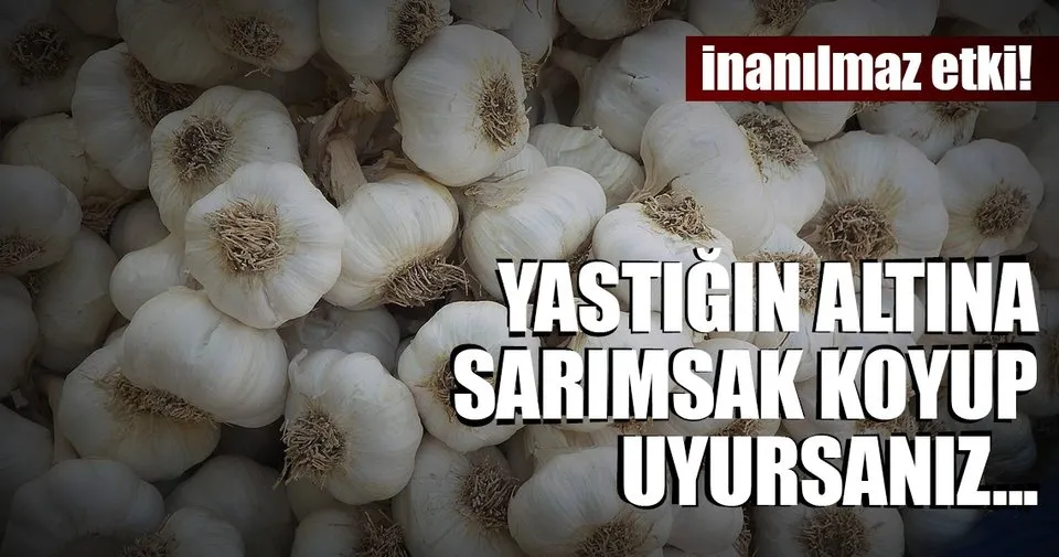 Yastigin Altina Sarimsak Koymanin Faydalari Saglik Haberleri