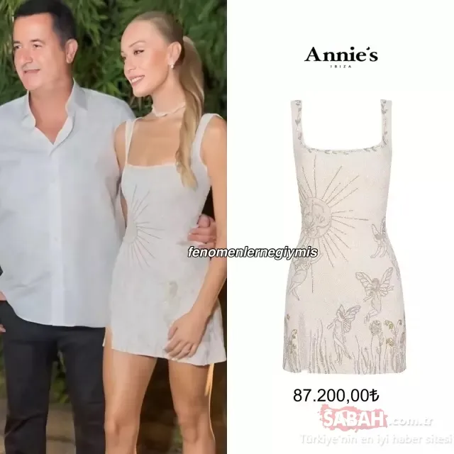 Acun Ilıcalı’nın eşi Ayça Çağla Altunkaya şıklığıyla göz kamaştırdı! Süper mini beyaz elbisesinin fiyatı…