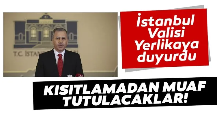 Son dakika | İstanbul Valisi Ali Yerlikaya’dan sokağa çıkma kısıtlamasıyla ilgili açıklama! Kırtasiyeler açık olacak mı?