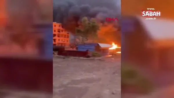 Afrin kent merkezine bomba yüklü araçla hain saldırı!