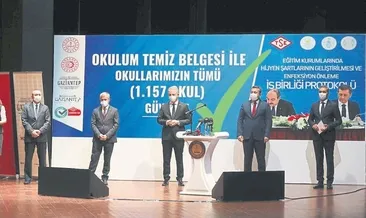 Gaziantep’in okulları temiz