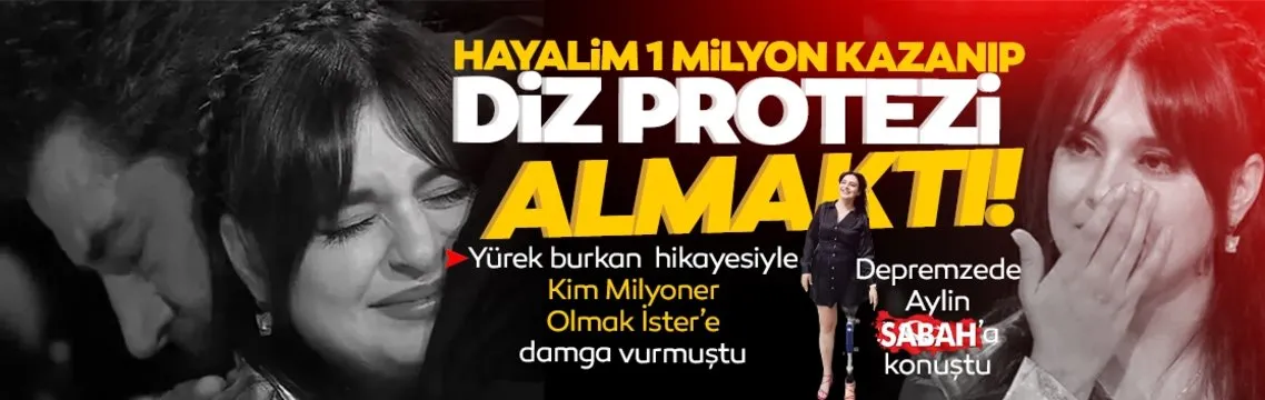 Depremzede Aylin Türkiye’yi ağlattı
