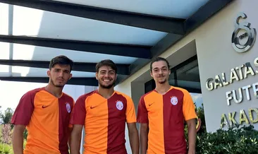 Galatasaray’da 3 imza
