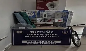 Çaldığı ürünleri internetten satan şüpheli tutuklandı #bingol
