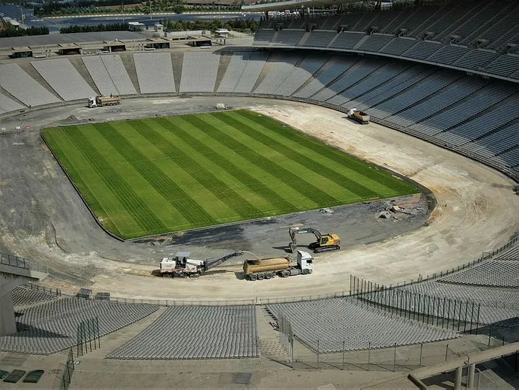 Atatürk Olimpiyat Stadı, Şampiyonlar Ligi finaline hazırlanıyor