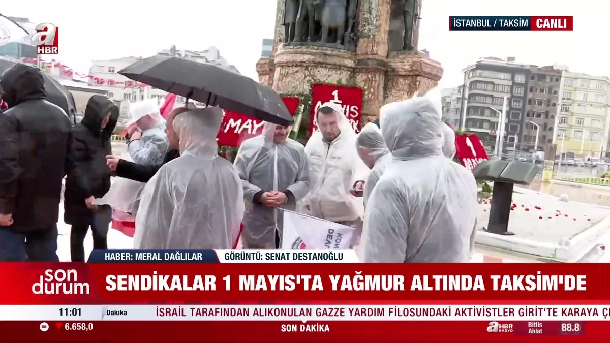 Taksim Anıtı’na çelenk bıraktılar: Sendikalar 1 Mayıs’ta Taksim’de! | Video videosunu izle Taksim Anıtı’na çelenk bıraktılar: Sendikalar 1 Mayıs’ta Taksim’de! | Video videosunu izle