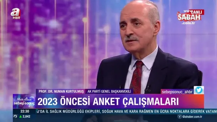 AK Partili Numan Kurtulmuş: Kim hangi anketi getirirse getirsin AK Parti 1. partidir | Video