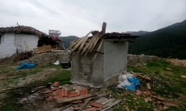 Aydın’da rüzgar, evi uçurdu