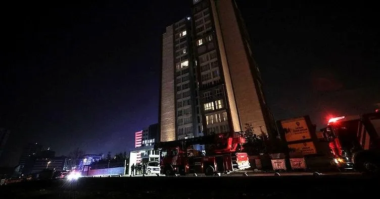 16 katlı otelde yangın paniği