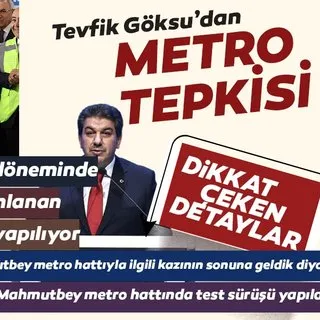Tevfik Göksu'nun Çekmeköy-Sancaktepe-Sultanbeyli metrosu tepkisi