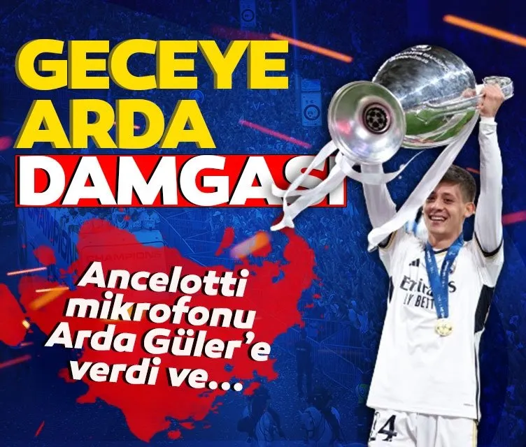 Ancelotti, Arda Güler’e mikrofonu verdi ve…