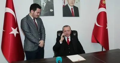 Cumhurbaşkanı Erdoğan, bir genç için kız istedi