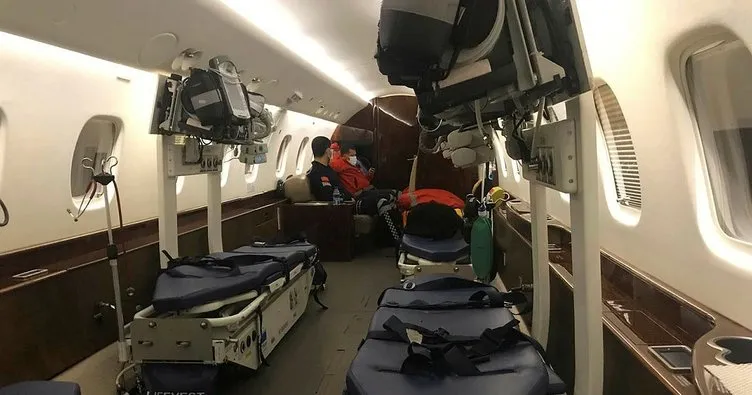 Ambulans uçaklar dünyanın dört bir yanındaki Türk hastalar için havalanıyor