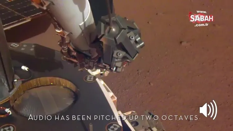 Mars'ın sesi ilk kez duyuldu
