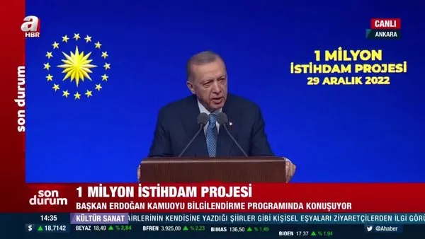 Başkan Erdoğan müjdeleri canlı yayında peş peşe sıraladı! Teknolojiye 4 milyarlık destek | Video