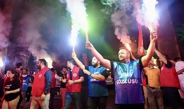 İzmir Büyükşehir Belediyesi’nde işçiler greve gitti #izmir