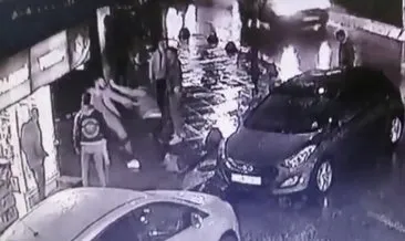 Çekmeköy’de trafik kazası sonrası silahlı kavga kamerada