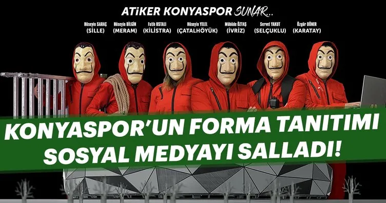 Konyaspor’dan görülmemiş forma tanıtımı!