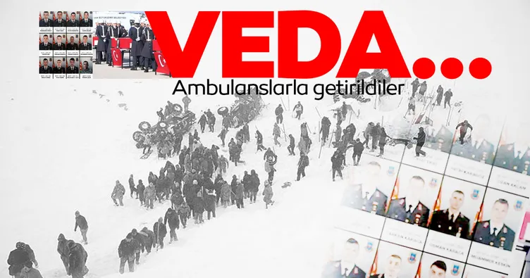 Son dakika haberi: Van’da kaza ve çığ şehitlerine veda