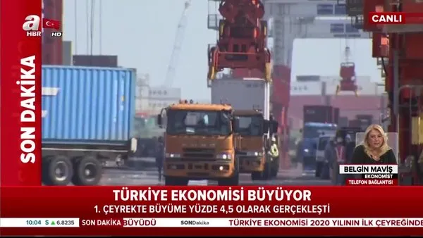 Türkiye ekonomisi büyüyor! TÜİK, büyüme rakamlarını açıkladı  | Video