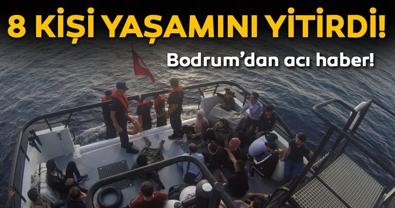 Son dakika: Bodrum’da göçmen teknesi battı