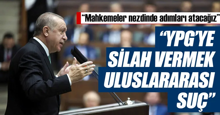 YPG’ye silah vermek uluslararası suç