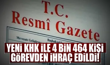 686 sayılı KHK yayımlandı