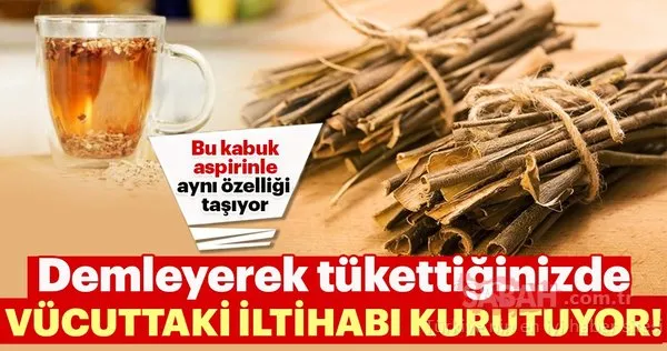Vücuttaki tüm iltihabı kurutuyor