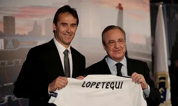 Lopetegui’nin imza töreninde Florentino Perez’den İspanya Futbol Federasyonu’na tepki