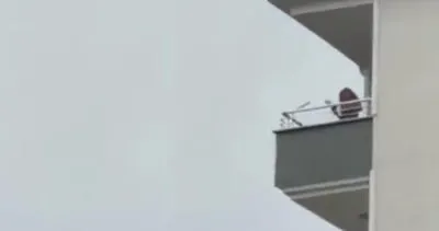 Iğdır’da balkona çıkan kadın rastgele ateş etti #igdir