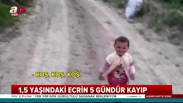 Samsun'da evinin önünden oynarken kaybolan Ecrin'i arama çalışmaları devem ediyor
