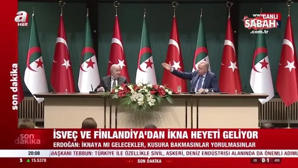 Başkan Erdoğan basın toplantısında dikkat çekti! Türkiye-Cezayir ilişkileri bakın ta nereye dayanıyor | Video