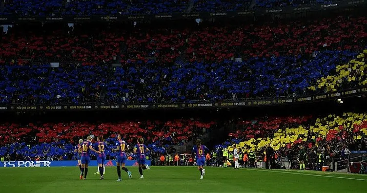 Camp Nou’daki kadınlar El Clasico maçında seyirci rekoru kırıldı