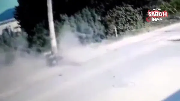 1 kişinin öldüğü feci kazanın güvenlik kamerası görüntüleri ortaya çıktı | Video