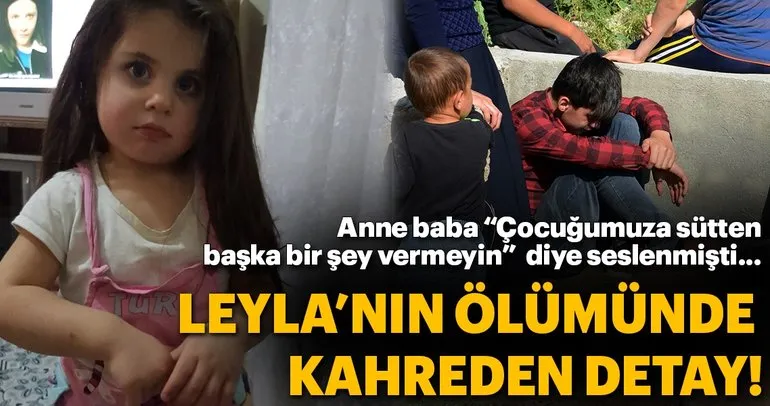 Son dakika haberi: Minik Leyla Aydemir’in ölümünde kahreden detay!