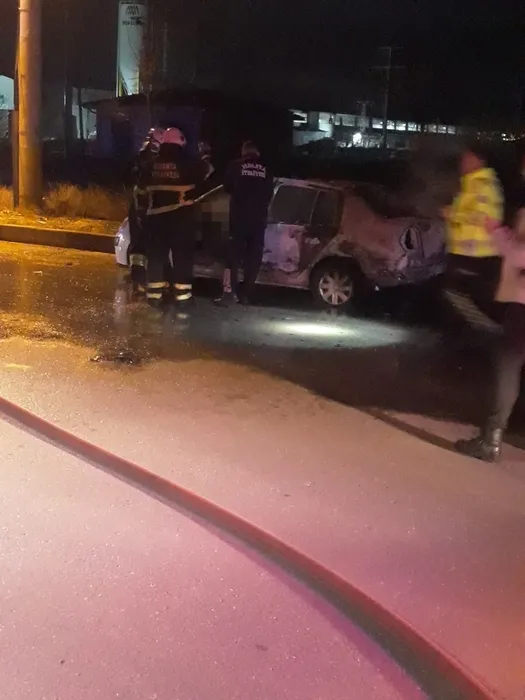 Isparta’da korkunç görüntü: Sürücü yanarak can verdi!