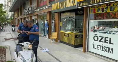 Kuyumcu soyguncusu baltayı taşa vurdu; ‘Kurşun geçirmez çamı taşla kırmaya çalıştı’ #antalya