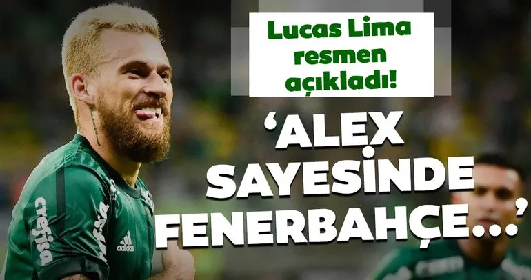 Brezilyalı yıldız Lucas Lima’dan son dakika Fenerbahçe transferi açıklaması geldi!