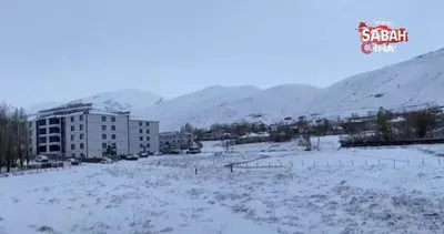 Okulların tatil edildiği Karlıova, tamamen beyaza büründü | Video